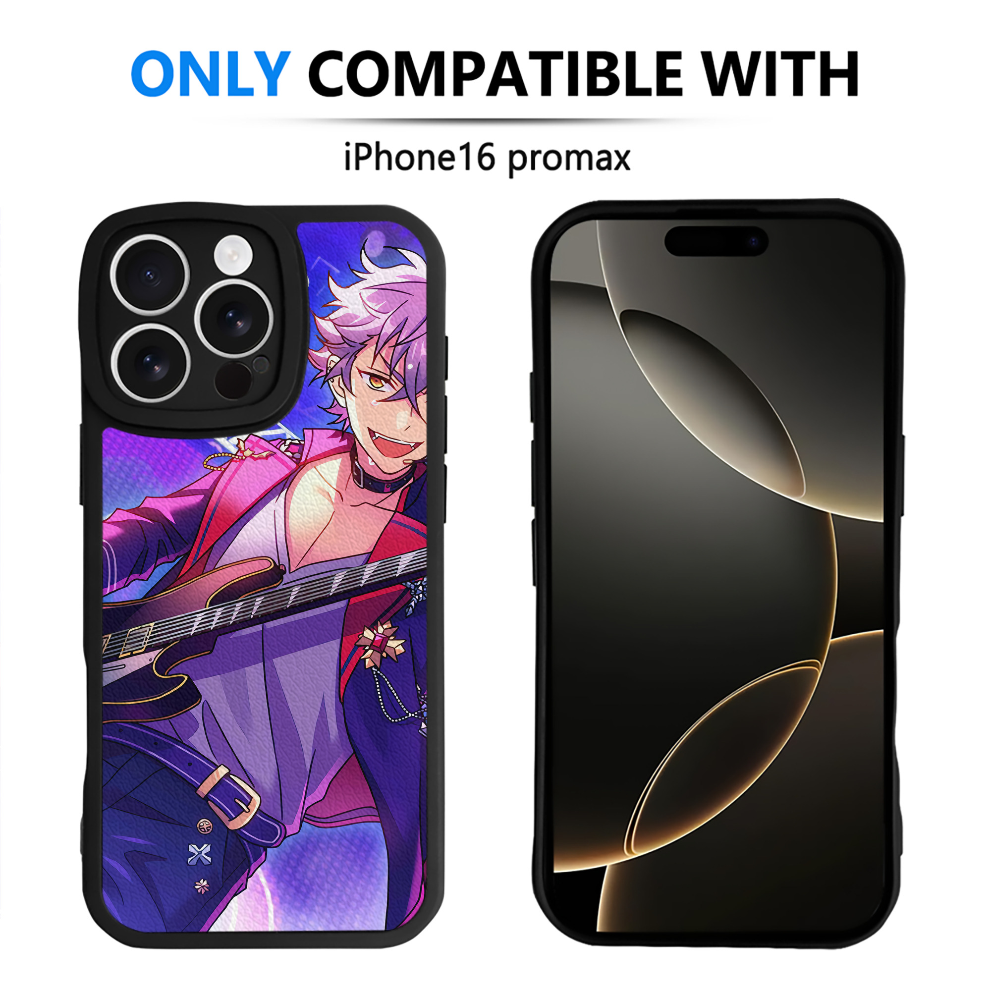 （画像用） あんさんぶるスターズ! Ensemble Stars 【iPhone 16シリーズ対応】シリコンスマホケース（レザー調） 材質：シリコン